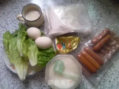 Make Breakfast hot dog bread step 0