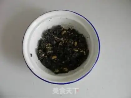 Make A black sesame peanut-su moon cake step 6