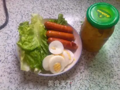 Make Breakfast hot dog bread step 10