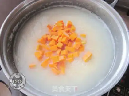 Make Pumpkin porridge step 3