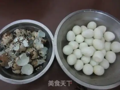 Make Beer quail eggs step 2