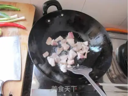 Make Peach and glue step 1
