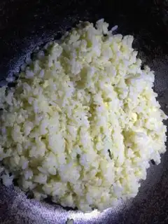 Make Egg fried rice step 2