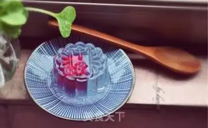 Make Crystal moon cake step 10