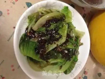 Make Gin and garlic lettuce step 7