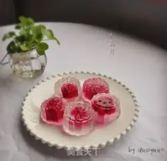 Make Crystal moon cake step 11