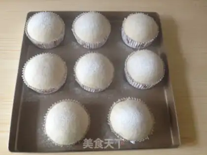 Make All-wheat paper cups of bread step 5