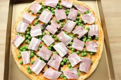 Make Bacon pizza step 7