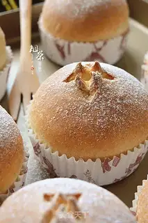 Make All-wheat paper cups of bread step 8