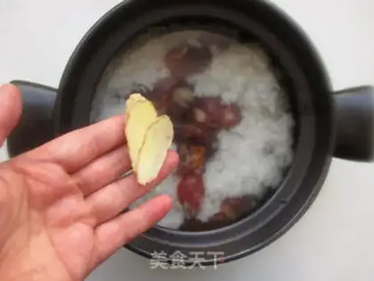 Make Seafood congee step 2