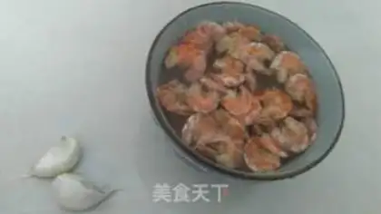 Make Pelican orchid fried shrimp step 1