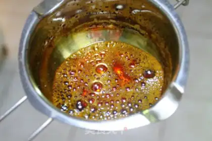 Make Peach-cara pudding step 5