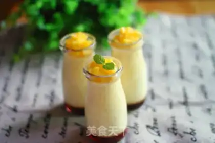 Make Peach-cara pudding step 8