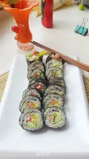 Make Homemade popular sushi step 5