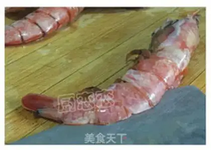 Make Chestfish, Argentine red shrimp step 0