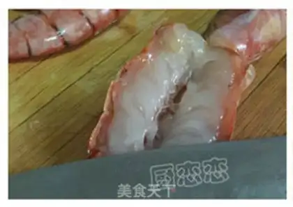 Make Chestfish, Argentine red shrimp step 1