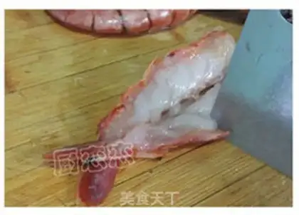 Make Chestfish, Argentine red shrimp step 2