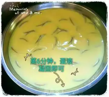 Make Flower clams and eggs step 3