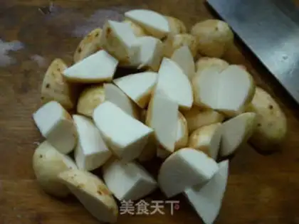 Make Potato with pepper step 1