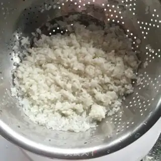 Make Autumn fried rice step 1