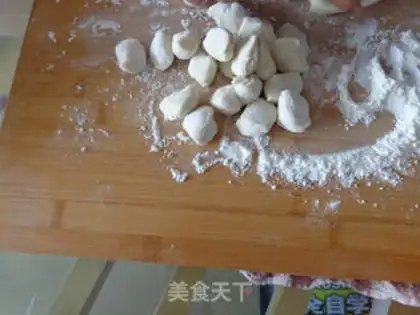 Make Cream egg dumplings step 8