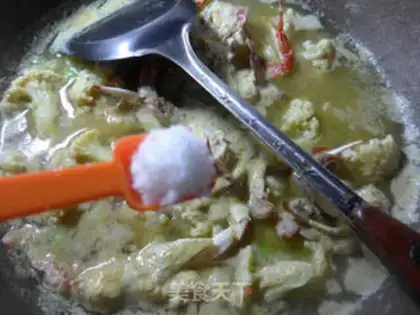 Make Crab soup for beans step 8