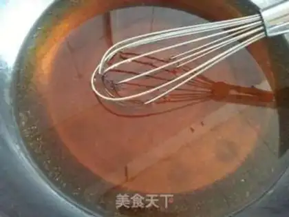 Make A wide moon cake step 1
