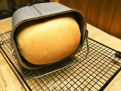 Make Bread machine bread step 13