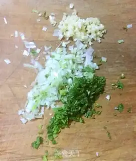 Make Garlic fan steam tape step 5