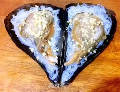 Make Garlic fan steam tape step 6