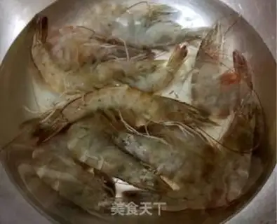 Make Garlic back shrimp step 0