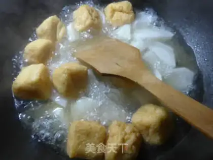 Make Tofu burn radish step 3