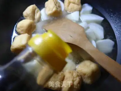 Make Tofu burn radish step 4