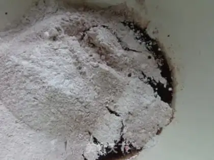 Make Chocolate coconut mooncake step 7