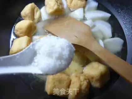 Make Tofu burn radish step 5