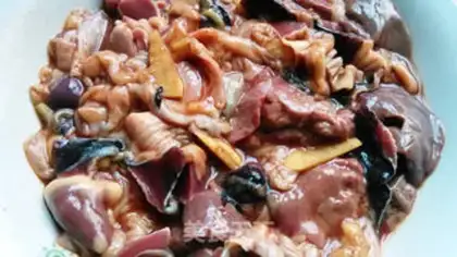 Make Chicken and sea mushrooms step 3