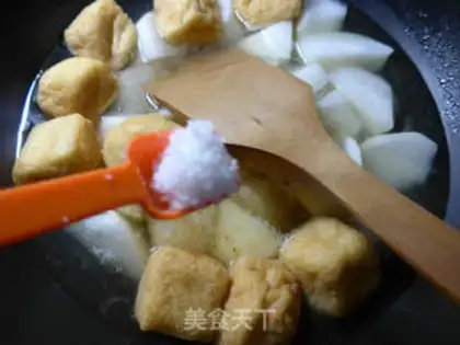 Make Tofu burn radish step 6