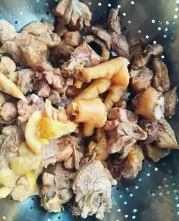 Make Spicy dry chicken step 3