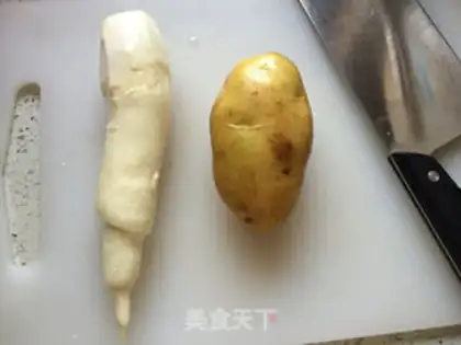 Make Garlic white potatoes step 0