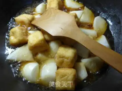 Make Tofu burn radish step 7