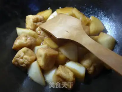 Make Tofu burn radish step 8