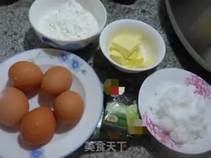 Make Sponge cake with tea and milk step 0