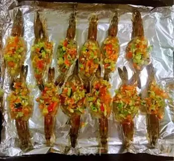 Make Garlic back shrimp step 11