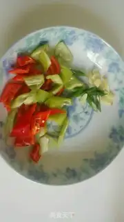 Make Spicy bean skin step 1