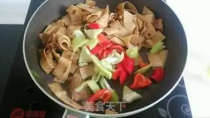 Make Spicy bean skin step 4
