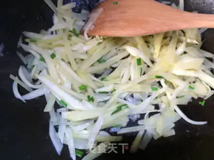 Make Garlic white potatoes step 12