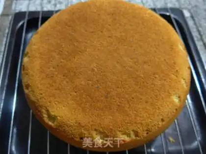 Make Sponge cake with tea and milk step 13