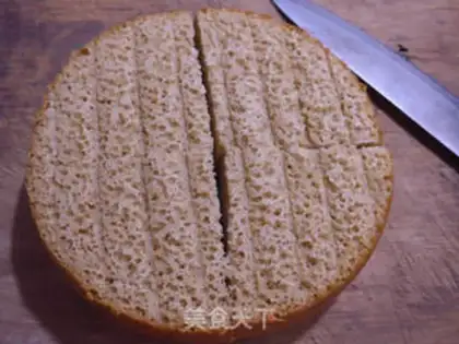 Make Sponge cake with tea and milk step 14