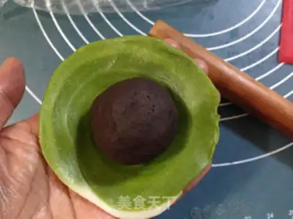 Make Tea bean souffle step 19