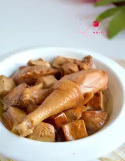 Make Chicken tofu dry step 9